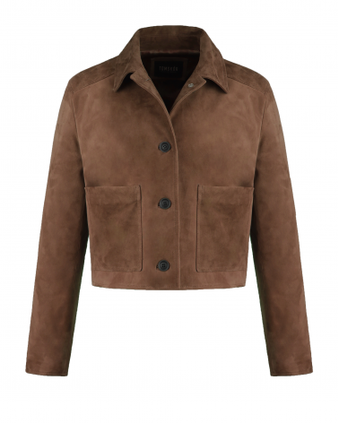 skórzana kurtka damska z kołnierzem