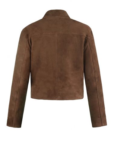 zamszowa kurtka damska