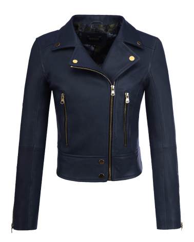 Kurtka Skórzana Damska Skóra Naturalna