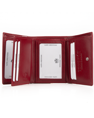czerwony portfel