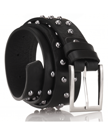 Rockowy Pasek Skórzany