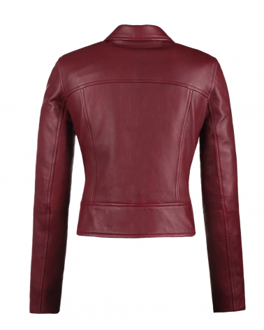 Ramoneska Skórzana Damska Skóra Naturalna