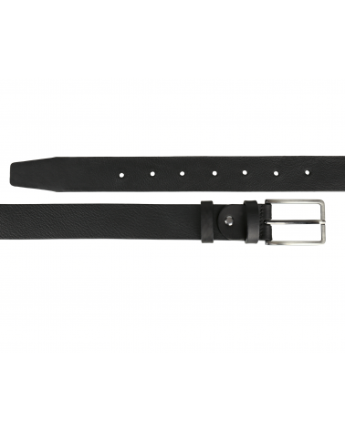 pasek czarny skórzany