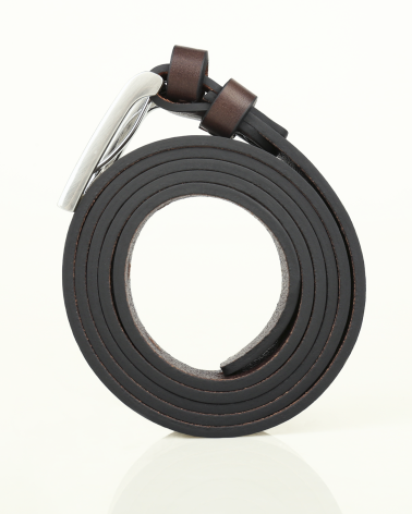 klasyczny męski brązowy pasek