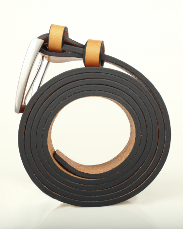 skórzany brązowy pasek tomskór