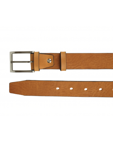 pasek brązowy skórzany