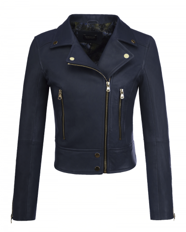 Kurtka Skórzana Damska Skóra Naturalna