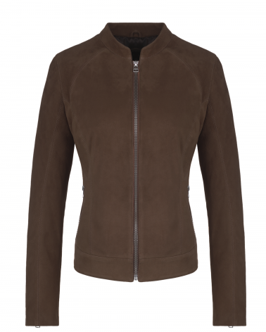 Modna kurtka zamszowa