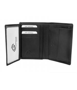 pojemny skórzany portfel