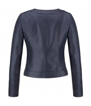 zapinana kurtka skórzana damska