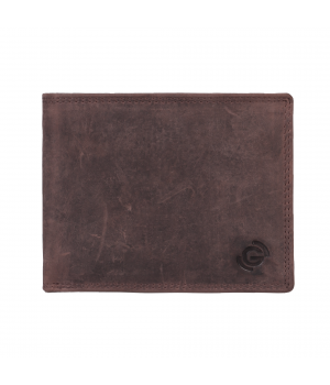 Skórzany portfel męski brązowy vintage